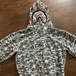 Blue Bape Zip up 