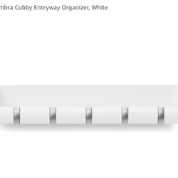 Umbra Mini Cubby Organizer 3 Hooks