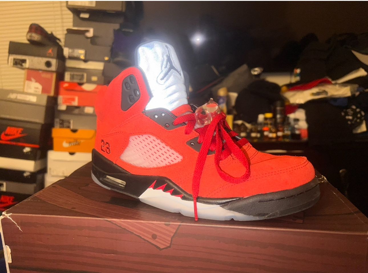 Jordan 5 Retro Red And Black