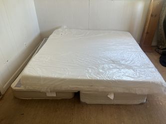 King Bed With Box Springs And Headboard