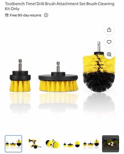 Drill Brush Attachment Set – 3 Piece