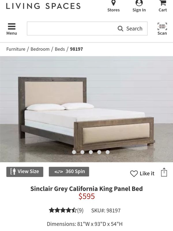 Living Spaces King Bedroom Set For In Huntington Beach Ca Living Spaces King Bedroom Set