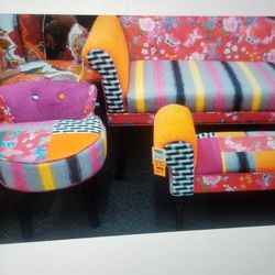 3pc girls sofa set
