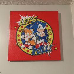 Sega Sonic And Tails Gaming Frame