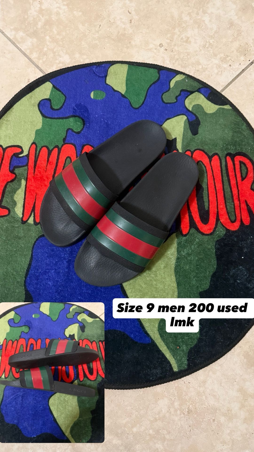 Gucci Slide Size 9 Men