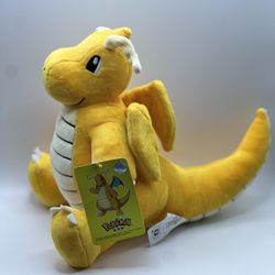 Dragonite Pokémon Plush 10”
