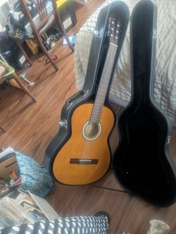 Acoustic Guitar With Heavy duty case