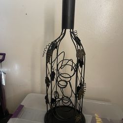Iron Wine Rack Bottle