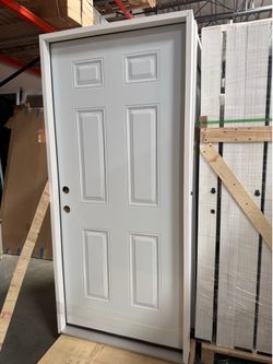 Pre hung steel entry door 36x80