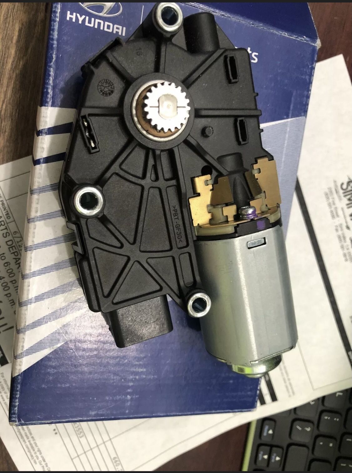 2015-2019 Sonata Sunroof Motor