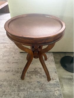 Solid Wood Accent Table
