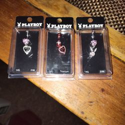 Playboy Belly Rings 