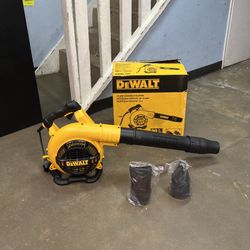 DEWALT 189 MPH 409 CFM 12 Amp Corded Electric Handheld Leaf Blower DEWALT 189 MPH 409 CFM 12 Amp Corded Electric Handheld Leaf Blower