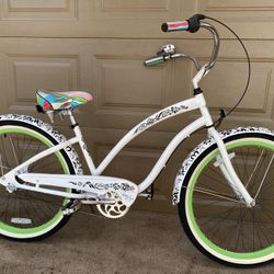 Electra Blanc Noir 3 Speed Beach Cruiser 