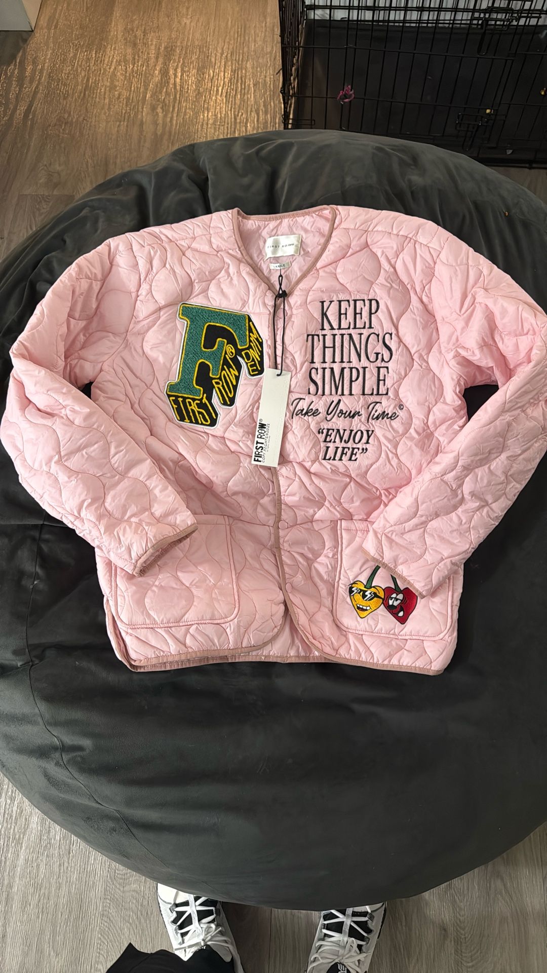 Brand New W/tags First Row Puffer Jacket Sz. Large