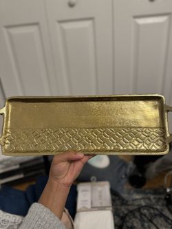 Gold Accent Tray