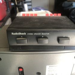 Radio Shack Speaker Selector