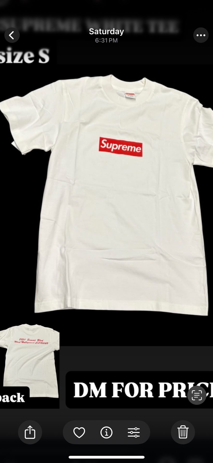 Supreme Box Logo Tee