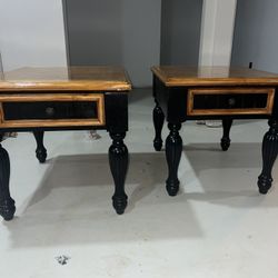 TWO end tables