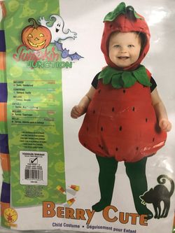 Deluxe  Strawberry costume  size 1/2