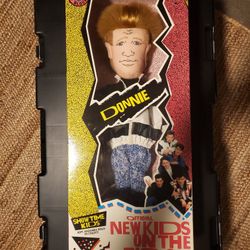 New Kids On The Block Donnie Wahlberg Plush Doll 1990 NKOTB Vintage 18"