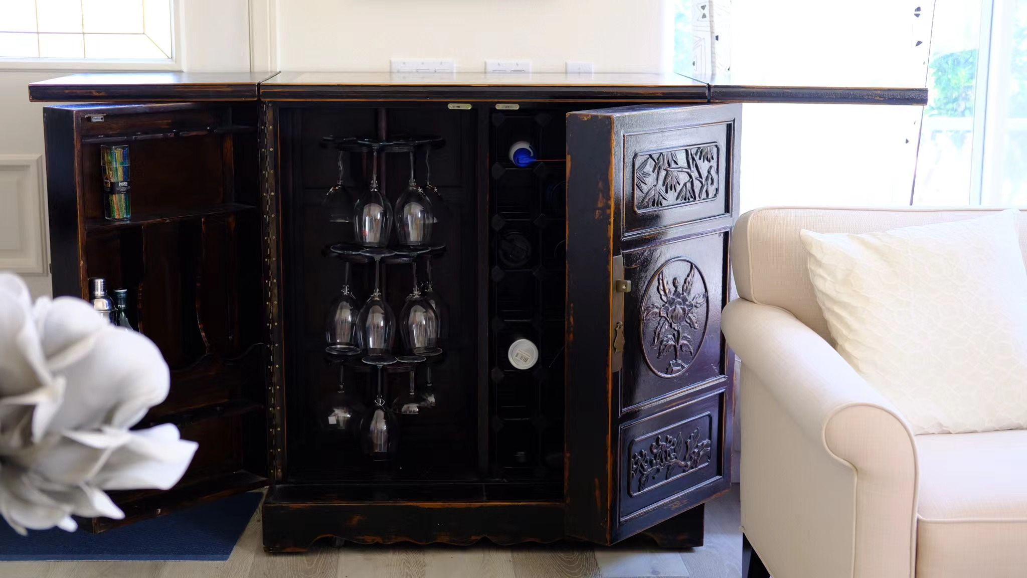 Antique Wine Cabinet 