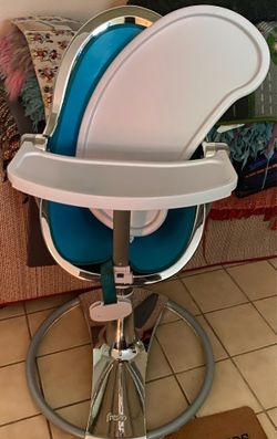 Fresco silver high chair by Bloom
