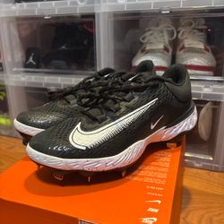 Nike Alpha Huarache Elite 4 Low Black DJ6521-003 Baseball Cleats Men’s Sz 8 NWB