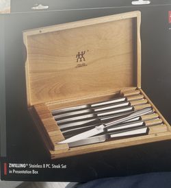 Stainless 8pc Steak Set