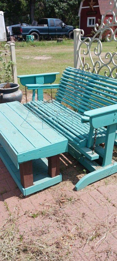 Swing Set With Table
