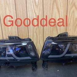 #OH67 11-13 Jeep Grand Cherokee Smoked LED Halogen Headlight Pair 