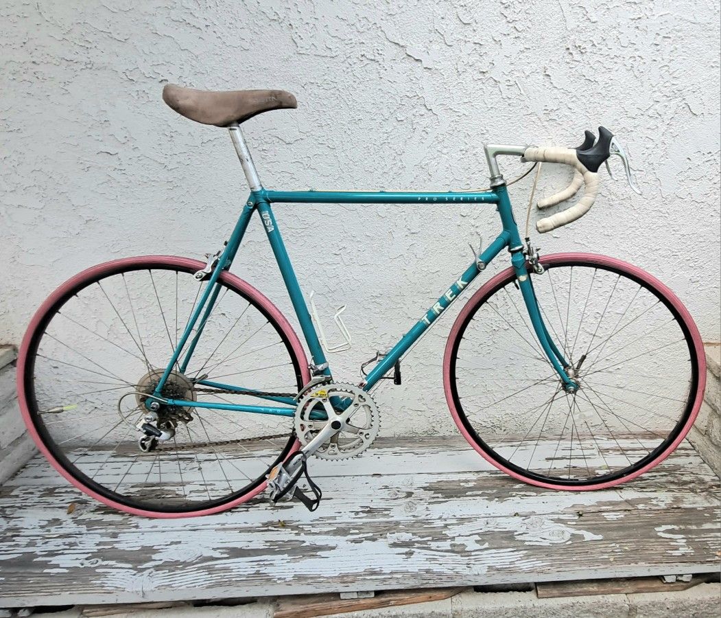 Vintage Trek Pro Series 12 Speed Bike Bicycle Shimano Reynolds 531 Frame Blue for Sale in Buena Park CA OfferUp