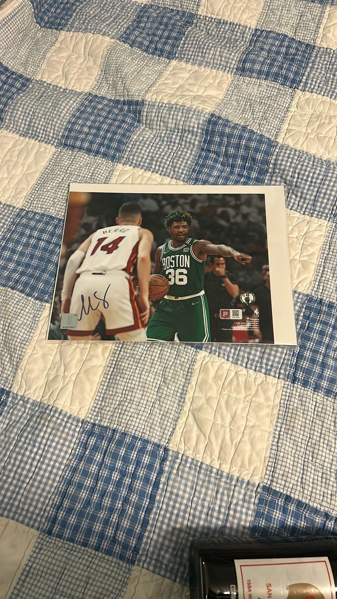 2022 Marcus Smart signed photo (Certified)