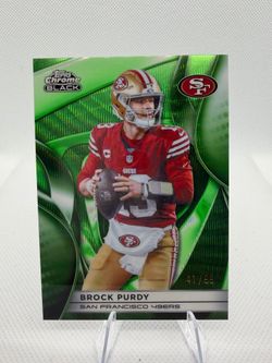 Brock Purdy /99 Topps Chrome Black