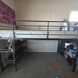 Twin metal bed