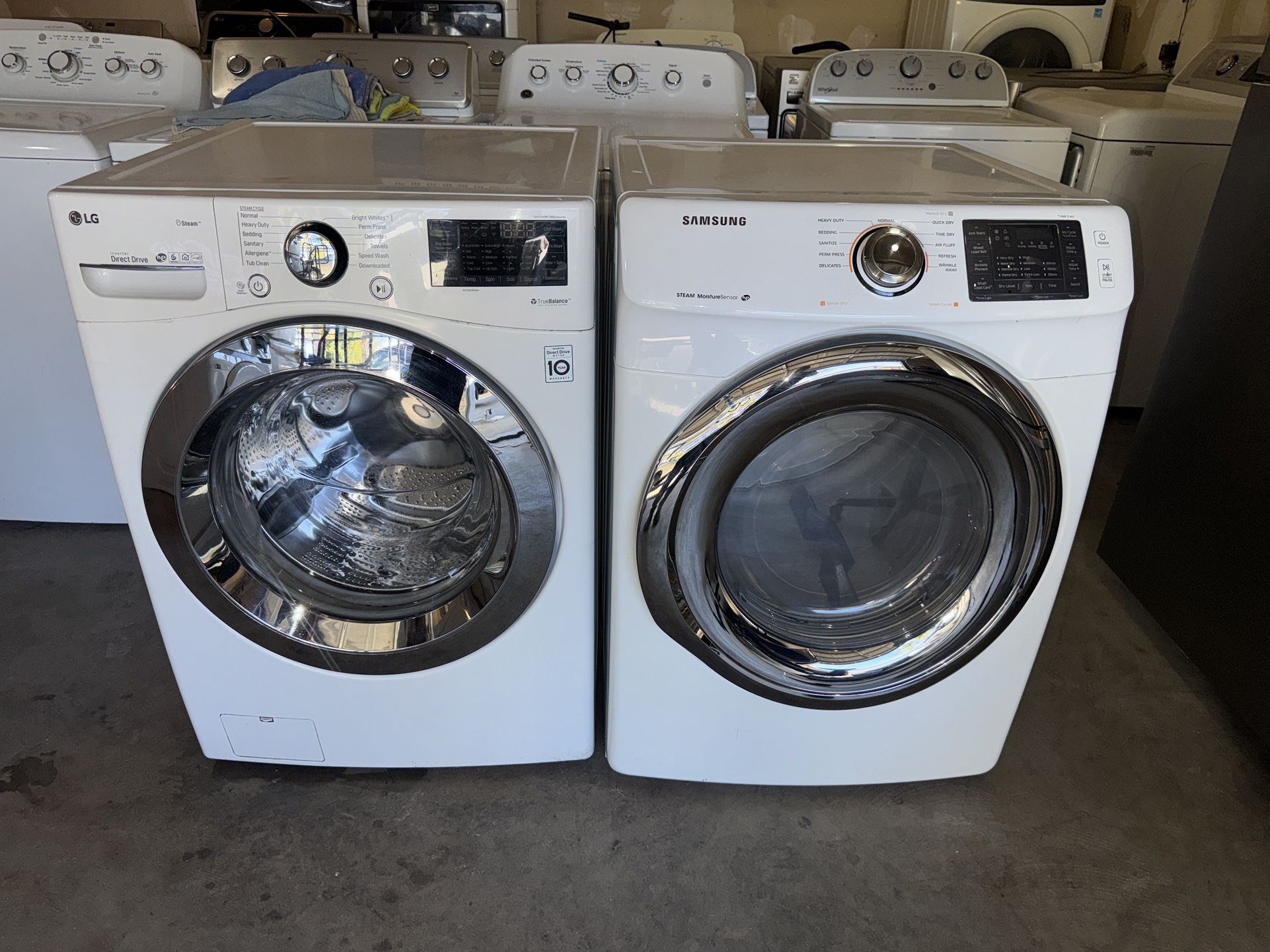 LG Washer And Gas Dryer Working 3 Month Warranty We Deliver