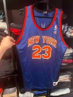 1999 NY Knicks Marcus Camby jersey authentic