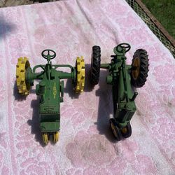 ERTL Collectible John Deere Models  About 7” Long And 5”tall