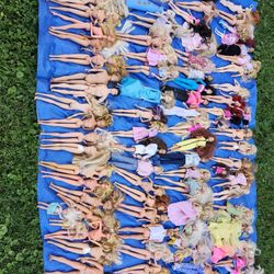 Barbie Dolls Huge Lot Of 78