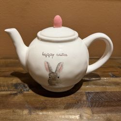 Rae Dunn Happy Easter teapot
