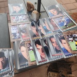 Donruss Studio 1997 oversize NFL trading cards  lot of  40 +