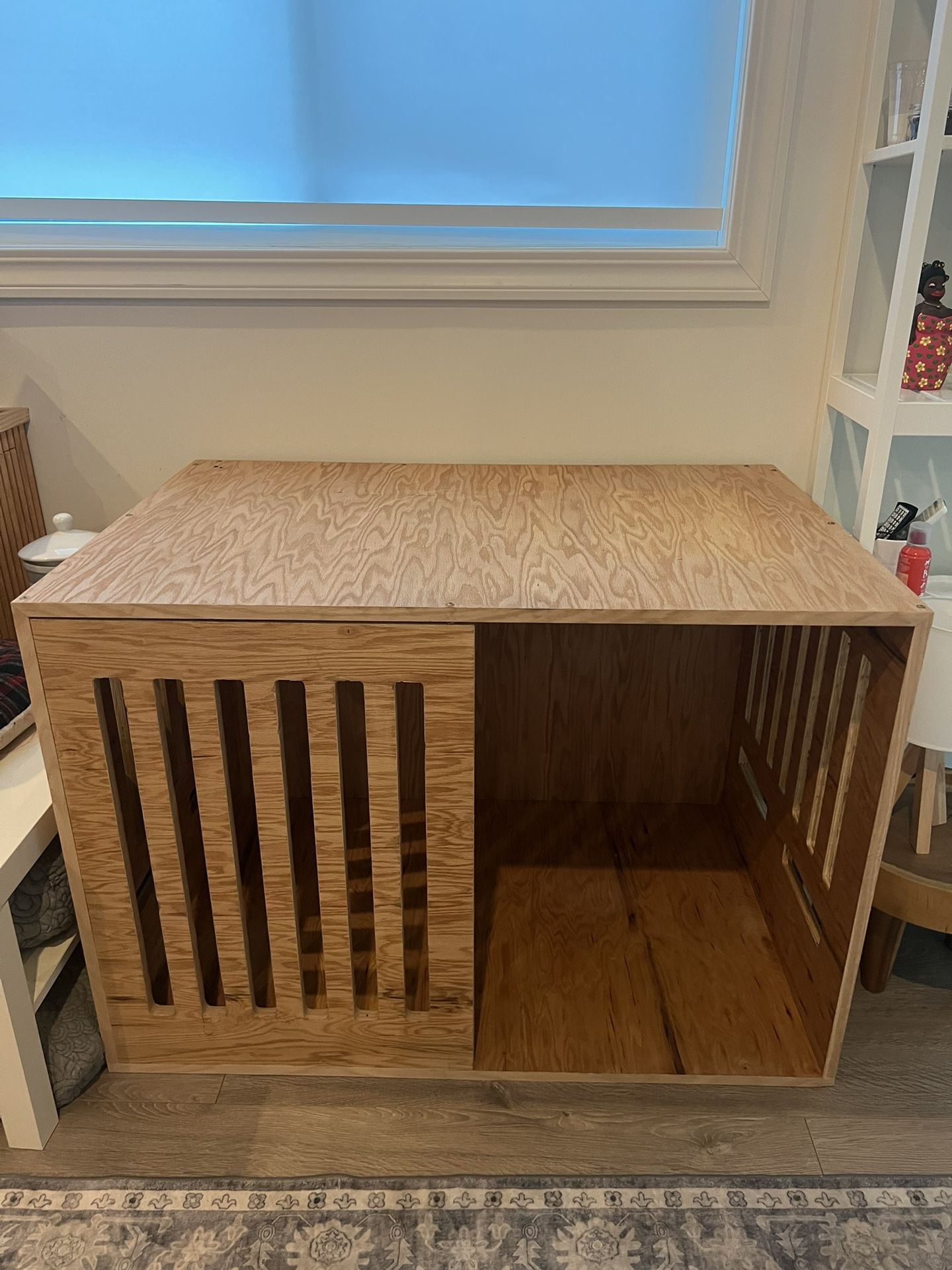 Custom Made Wooden Dog Crate
