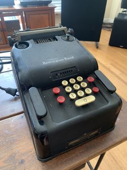 Remington Rand 93 Counting Adding Machine Vintage Antique Chic 30s 40s