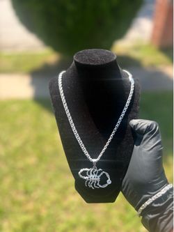 Chino Chain with Scorpio pendent