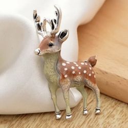 High Quality Brand New Rinhoo Gorgeous Reindeer Stylish Christmas Brooch Pin Christmas Present 