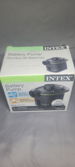 Intex battery pump
