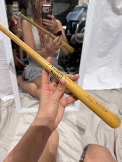 Mini Louisville  bat signed by George ‘Babe’ Ruth