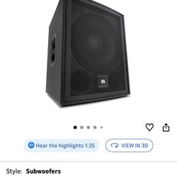 JBL Subwoofer DJ