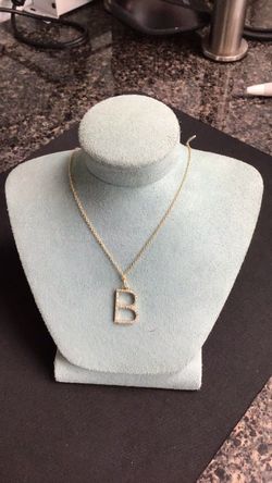 Necklace “B” w/ Dia in 14k Yg