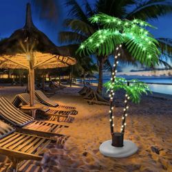 5FT 244LED Artificial Lighted Palm Tree ARTIFICIAL PALM TREE Indoor/Outdoor Pre-Lit LED 5Ft Tall Available